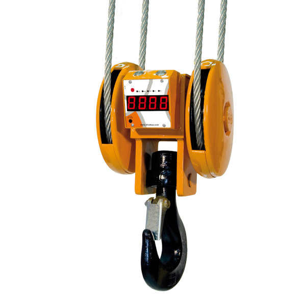 Crane hook block weights indic